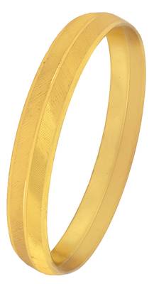 Traditional Gold Plated Metal Kada Bangle For Mens 1