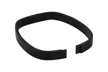 Openable Black Surgical Stainless Steel Cuff Kada Bracelet Bangle For Men 2