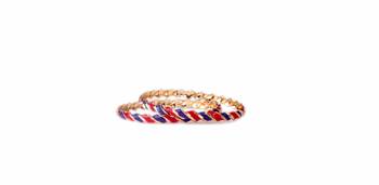 Red And Blue Meenakari Bangles 1