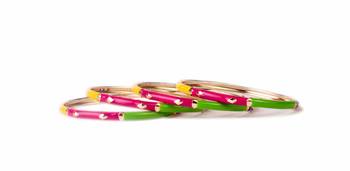 Multicolor Handmade Meenakari Bangles 1