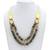 Cocoa gold necklace
