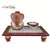 eCraftIndia Lord Ganesha & Diya on Chowki