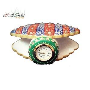 eCraftIndia Shell Clock 1