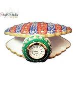 eCraftIndia Shell Clock