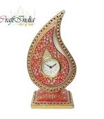 eCraftIndia White Crystal Trophy Clock