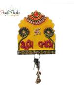 eCraftIndia Papier-Mache Shubh-Labh Key Holder