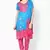 Amazing Pink Cotton Bandhej Dress material