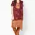 Brown Hand Work Dress Material