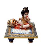 eCraftIndia Laddu Gopal on Blue Marble chowki