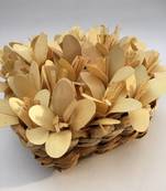 Natural flower filled deco bowl