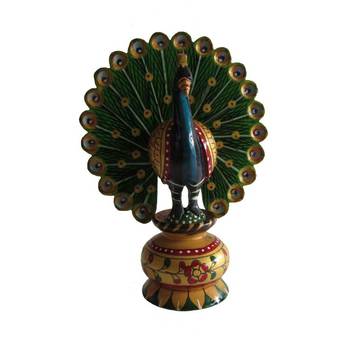 eCraftIndia Colored Dancing Peacock  1
