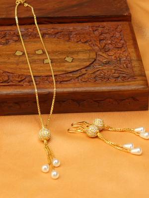 Royal Designer Pendant Set With Earrings 2