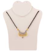 Multicolor gold plated mangalsutra