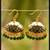 Oxisidised Multicolour jhumka earrings