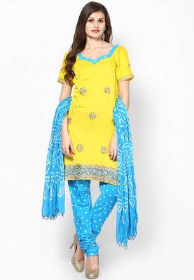 Hand Stone Work Dress Material  1