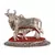 eCraftIndia White Metal Cow and Calf