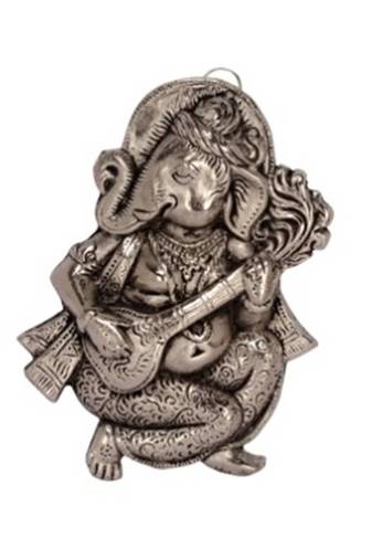 eCraftIndia Wall Hanging Ganesha playing Veena
