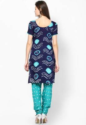 Ethnic Bandhni Design Cotton Dress Material 2