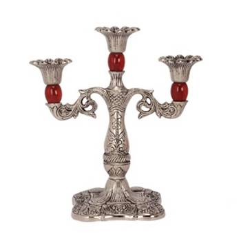 eCraftIndia Red Candle stand 1