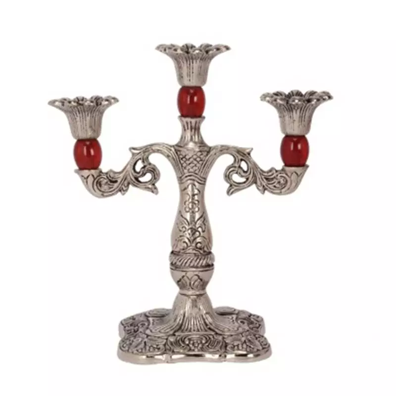 eCraftIndia Red Candle stand