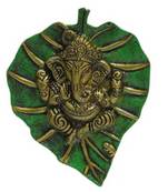 eCraftIndia Lord Ganesha on Green Leaf