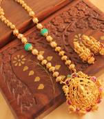 Beautiful Lakshmi Necklace Set