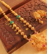 Beautiful Lakshmi Necklace Set