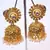 Gold PEARL KUNDAN JHUMKI EARRING