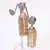 FINE CZ STUD JHUMKI DANGLER EARRING