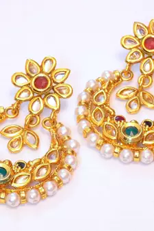KUNDAN PEARL EARRING