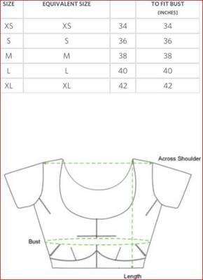 Multicolor cotton embroidery readymade blouse 4