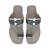 Black and Golden Ladies Kolhapuri Chappal