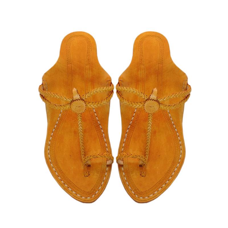 ladies kolhapuri chappal design