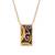 Enamel Gold Scroll pendants Set for Women