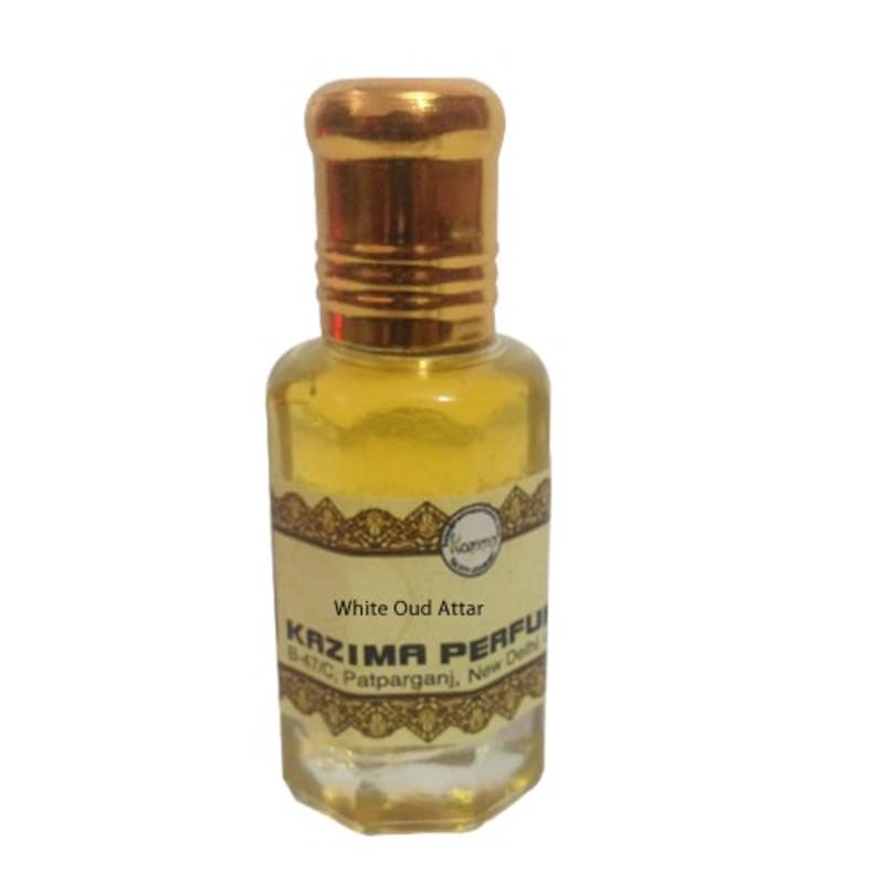 White Oud Attar Perfume Pure Natural Undiluted (Non-Alcoholic 10 ML)