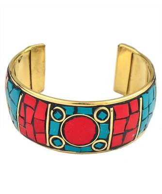 Multicolored Coral Look Fashion Bracelet   Adjustable 1