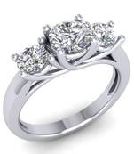 Micreation Brand New Cubic Zirconia Sterling Silver Ring Model No.MSR0002