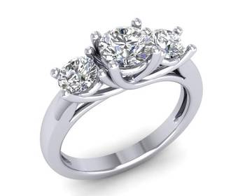 Micreation Brand New Cubic Zirconia Sterling Silver Ring Model No.MSR0002 2