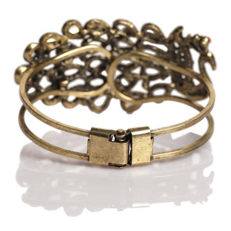 Vintage Peacock Cuff