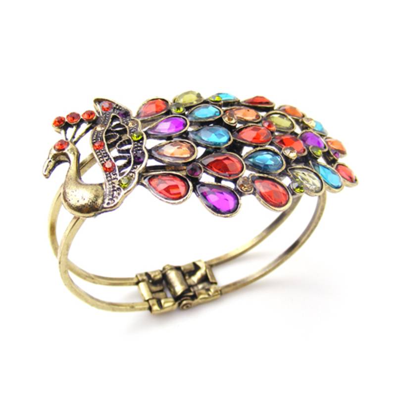 Vintage Peacock Cuff