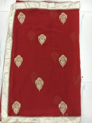  Gorgeous New Attractive Red Designer Saree 2