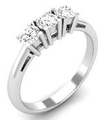 Micreation Brand New Cubic Zirconia Sterling Silver Ring Model No.MSR0016