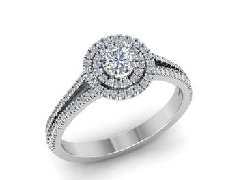 Micreation Brand New Cubic Zirconia Sterling Silver Ring Model No.MSR0020 1