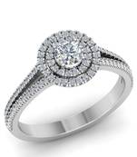 Micreation Brand New Cubic Zirconia Sterling Silver Ring Model No.MSR0020