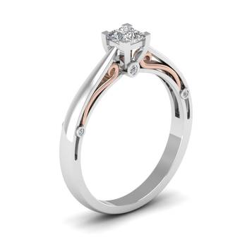 Micreation Brand New Cubic Zirconia Sterling Silver Ring Model No.MSR0024 1