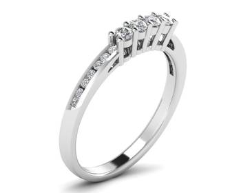 Micreation Brand New Cubic Zirconia Sterling Silver Ring Model No.MSR0026 1
