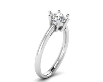 Micreation Brand New Cubic Zirconia Sterling Silver Ring Model No.MSR0027 1