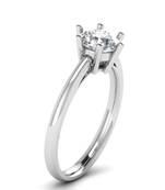 Micreation Brand New Cubic Zirconia Sterling Silver Ring Model No.MSR0027