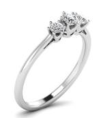 Micreation Brand New Cubic Zirconia Sterling Silver Ring Model No.MSR0028
