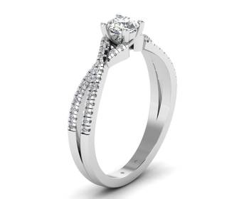 Micreation Brand New Cubic Zirconia Sterling Silver Ring Model No.MSR0030 1